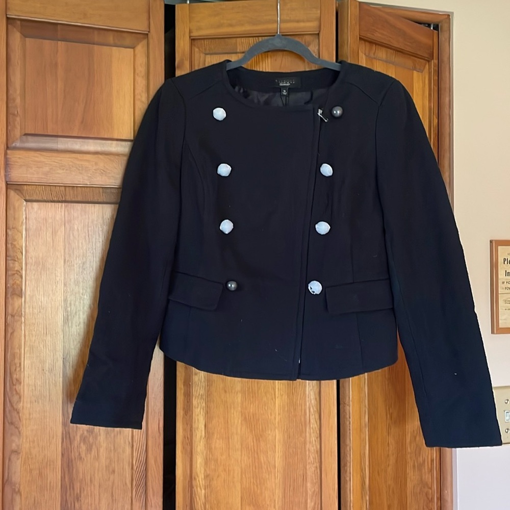 Talbot’s black jacket